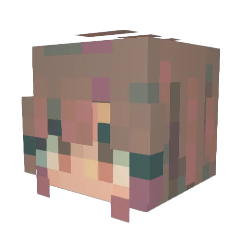 loliver927 Minecraft avatar head, 3D render