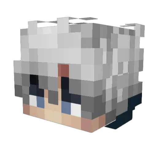lolivette12 Minecraft avatar head, 3D render