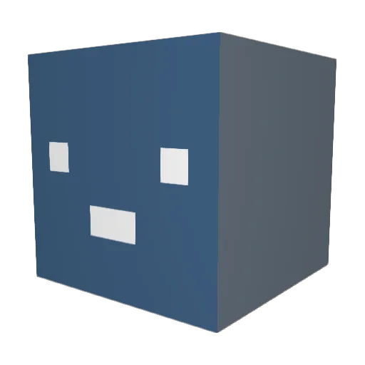 lolkaspro Minecraft avatar head, 3D render