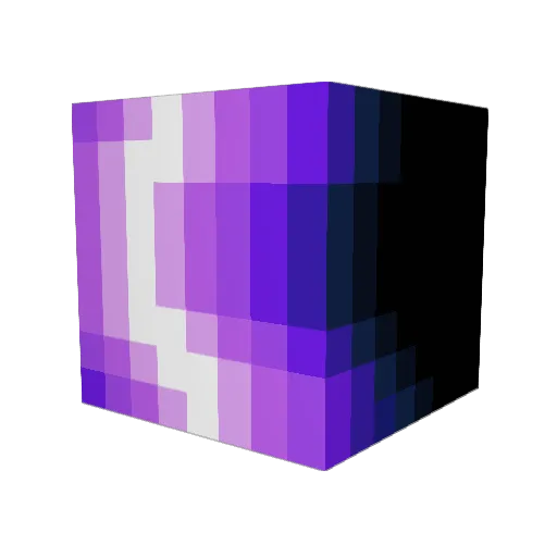 loll_man_ Minecraft avatar head, 3D render