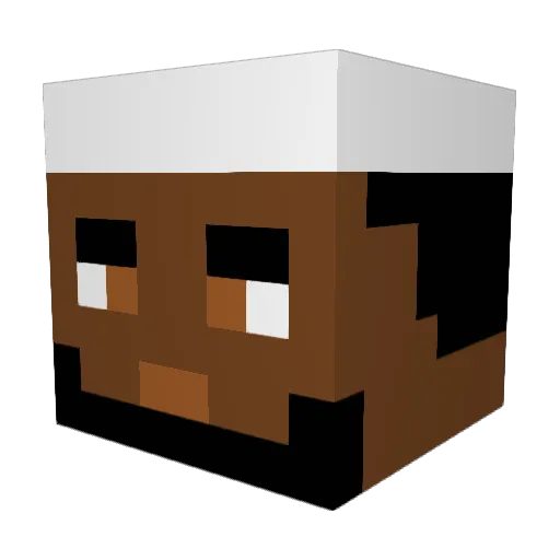 lolletsplay12 Minecraft avatar head, 3D render