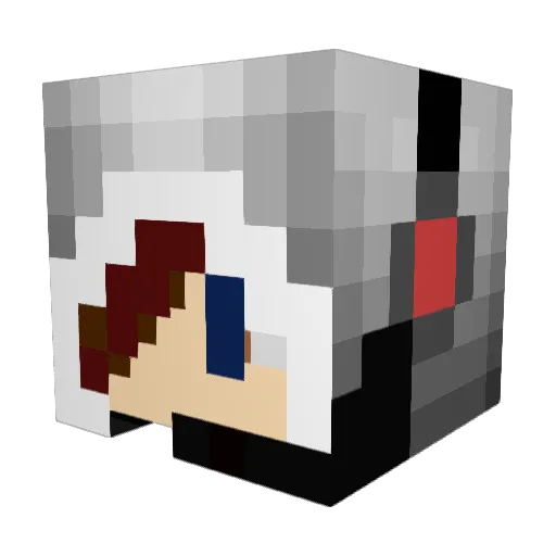 lollimaker9000 Minecraft avatar head, 3D render