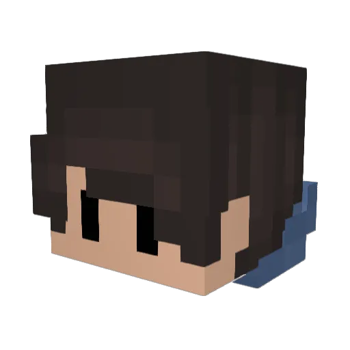 lollo3900 Minecraft avatar head, 3D render