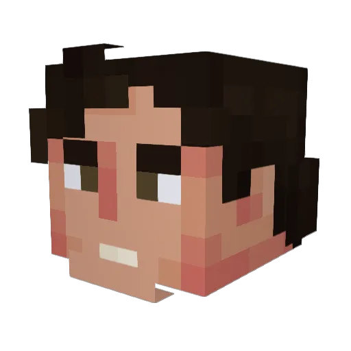 lollo773 Minecraft avatar head, 3D render