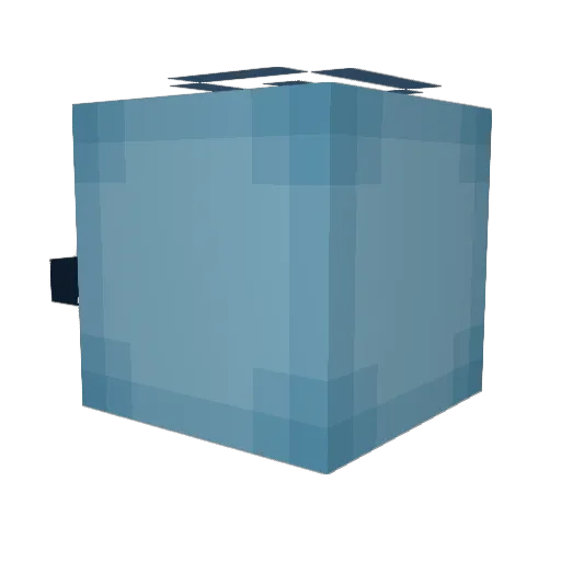 lollo_factory Minecraft avatar head, 3D render