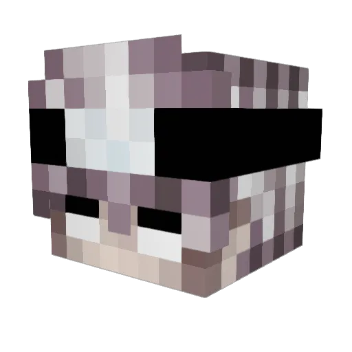 lollyaholic Minecraft avatar head, 3D render