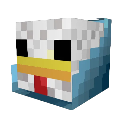 lollypop9507 Minecraft avatar head, 3D render