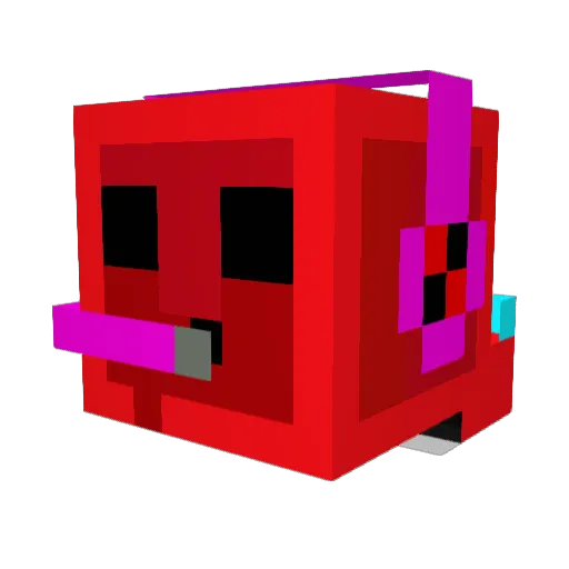 lollypops_007 Minecraft avatar head, 3D render