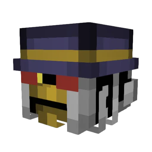 lolmatufafe Minecraft avatar head, 3D render