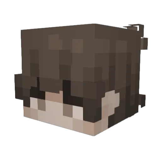 lolmist Minecraft avatar head, 3D render