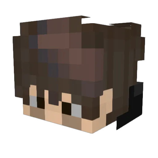 lolmoag54 Minecraft avatar head, 3D render