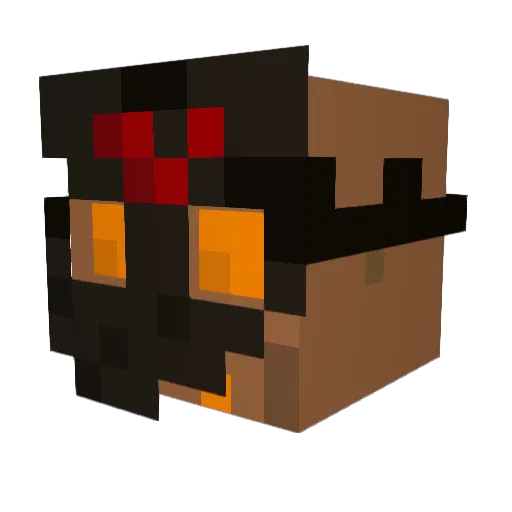 lolmods1 Minecraft avatar head, 3D render
