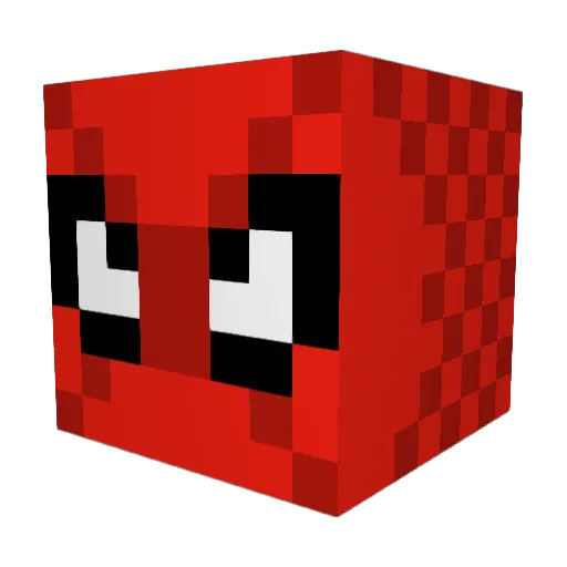 lolmoon Minecraft avatar head, 3D render