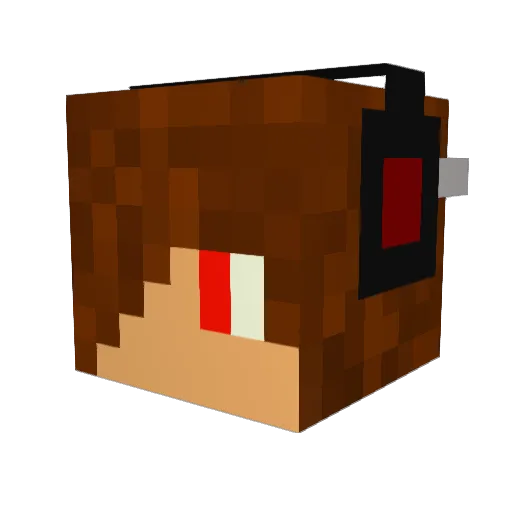 lolo83 Minecraft avatar head, 3D render