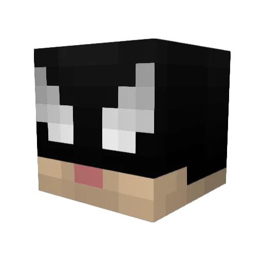 lologaful Minecraft avatar head, 3D render