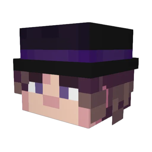 loloipka Minecraft avatar head, 3D render