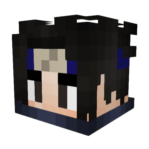 lololottttt Minecraft avatar head, 3D render