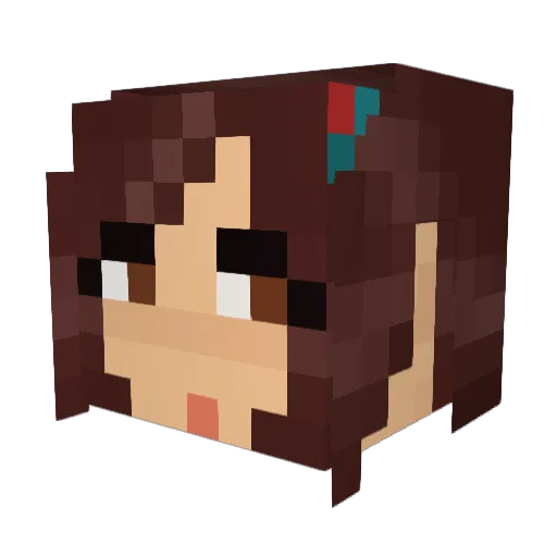 loloma65 Minecraft avatar head, 3D render