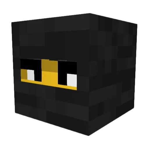 loloopop Minecraft avatar head, 3D render