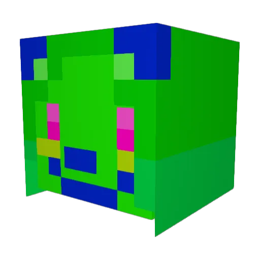 lolpee123 Minecraft avatar head, 3D render