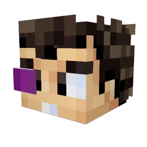 lolrenzo123 Minecraft avatar head, 3D render