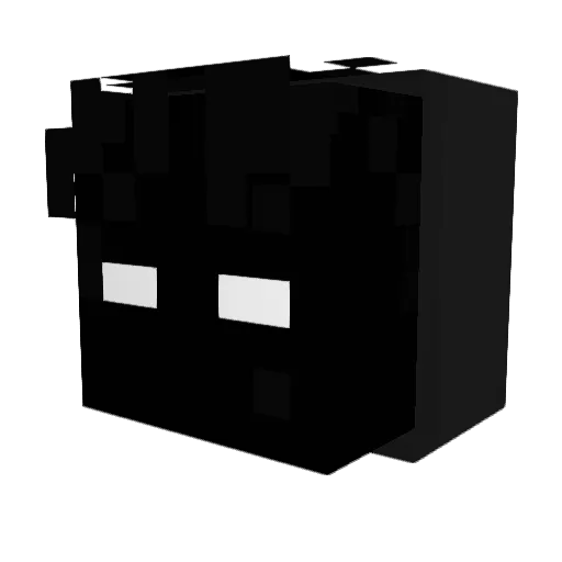 lolsuffocate Minecraft avatar head, 3D render