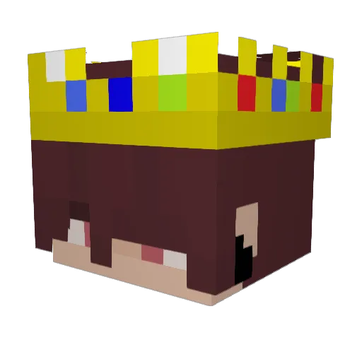 loltroll7236 Minecraft avatar head, 3D render