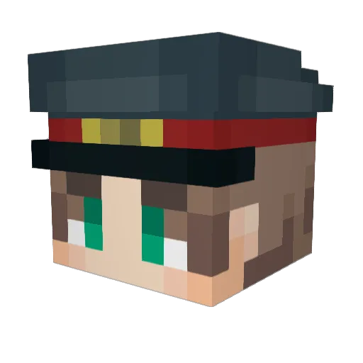 lolveselYyyyy Minecraft avatar head, 3D render