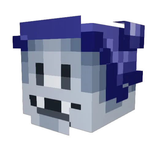 lolwd3 Minecraft avatar head, 3D render