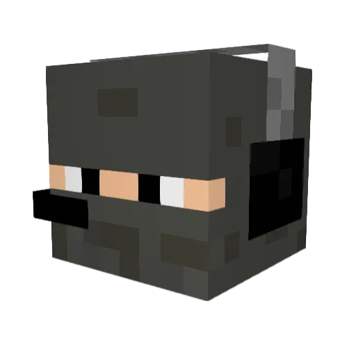 lolxd2005 Minecraft avatar head, 3D render