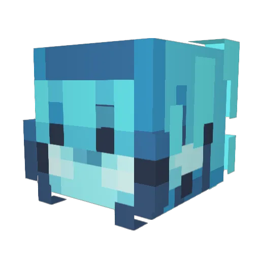 lolyin Minecraft avatar head, 3D render