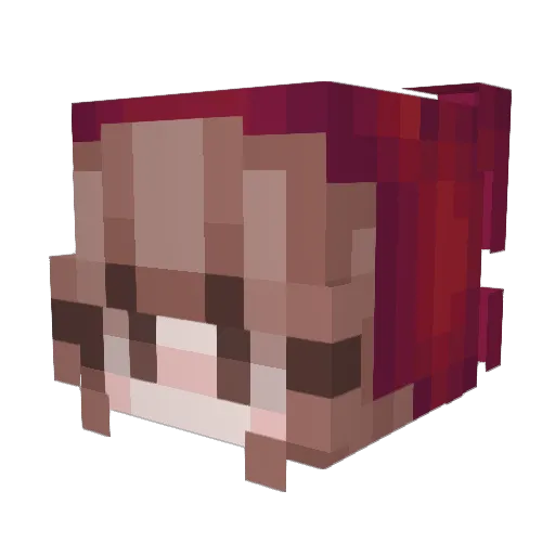 lolzhl_ Minecraft avatar head, 3D render