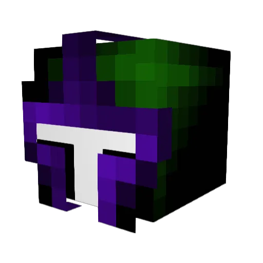 lomax1814 Minecraft avatar head, 3D render