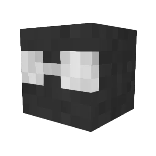lomonster2012 Minecraft avatar head, 3D render