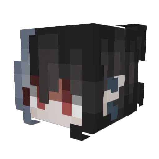 lomotan56 Minecraft avatar head, 3D render