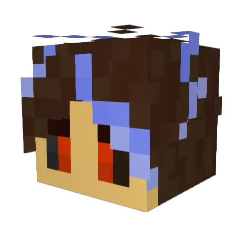 london_skies Minecraft avatar head, 3D render