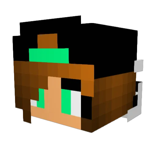 londonfreak02 Minecraft avatar head, 3D render