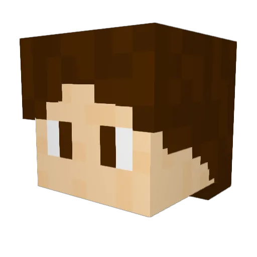 londonxp Minecraft avatar head, 3D render