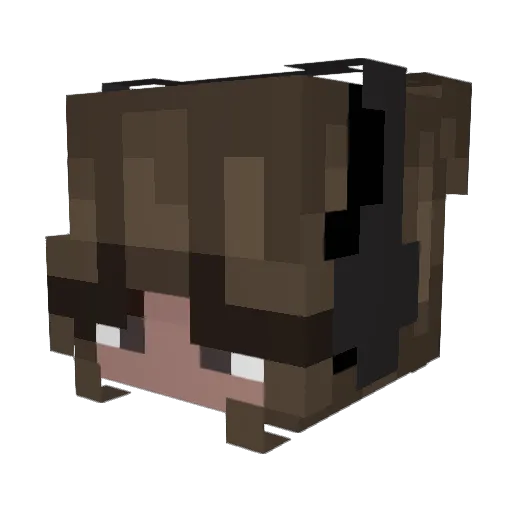 loneli_macaroni Minecraft avatar head, 3D render