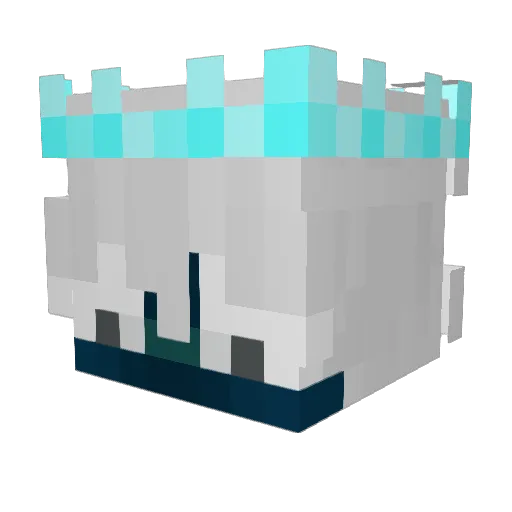 lonely132 Minecraft avatar head, 3D render
