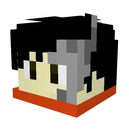 lonely___cat Minecraft avatar head, 3D render