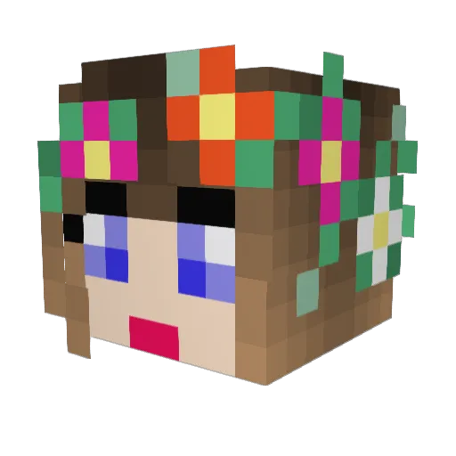 lonely_cookie Minecraft avatar head, 3D render