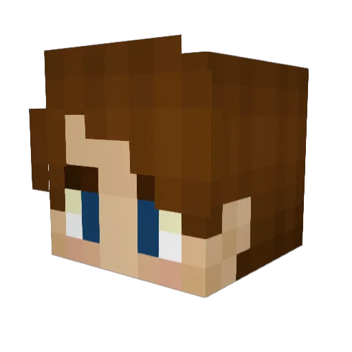 lonely_pancake Minecraft avatar head, 3D render