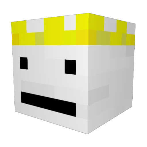 lonelymc Minecraft avatar head, 3D render