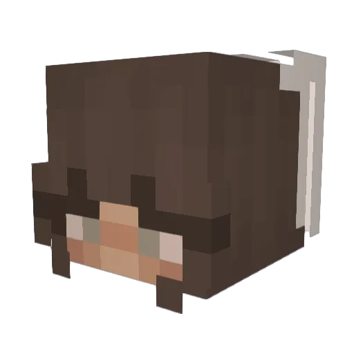 lonelypotato847 Minecraft avatar head, 3D render
