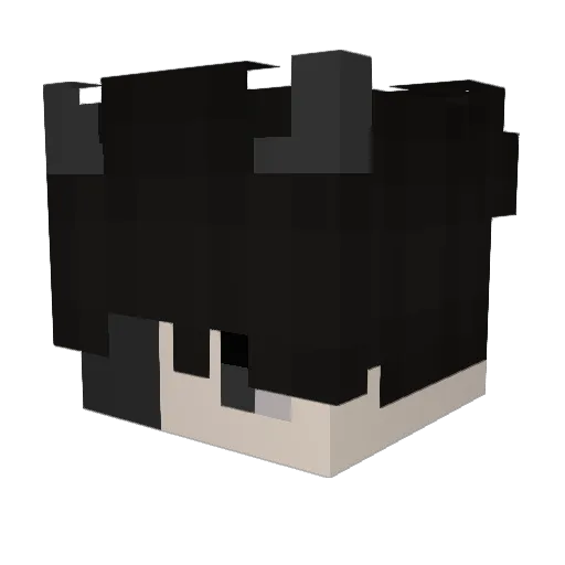 lonelyviktor Minecraft avatar head, 3D render