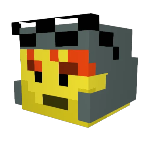 lonerider6696 Minecraft avatar head, 3D render