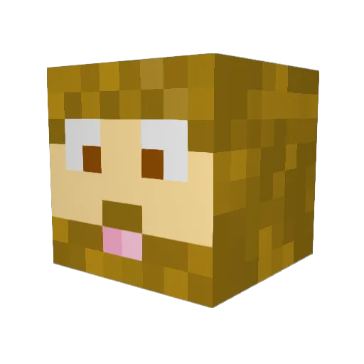 lonespider28 Minecraft avatar head, 3D render