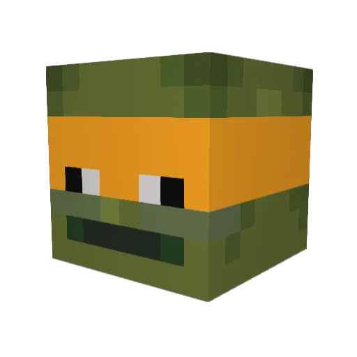 lonewolf408 Minecraft avatar head, 3D render
