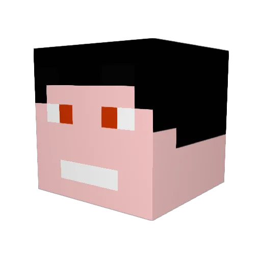 lonewolf4515 Minecraft avatar head, 3D render